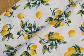 Dekostoff Zitronen *Ab 50cm