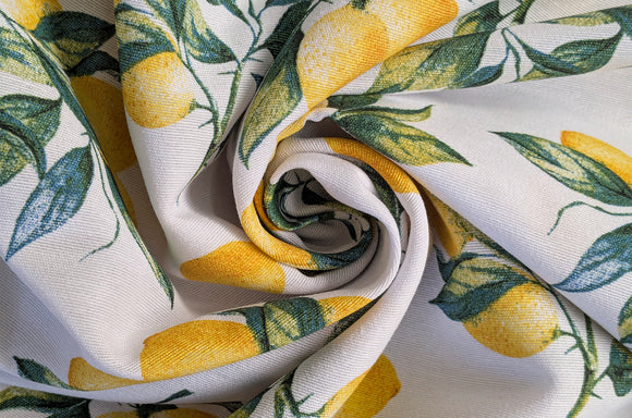 Dekostoff Zitronen *Ab 50cm