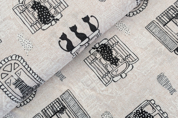 Dekostoff Katzen *Ab 50cm