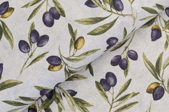 Dekostoff Oliven *Ab 50cm