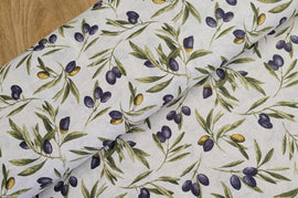 Dekostoff Oliven *Ab 50cm