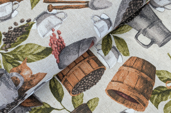 Dekostoff Kaffeegenuss *Ab 50cm