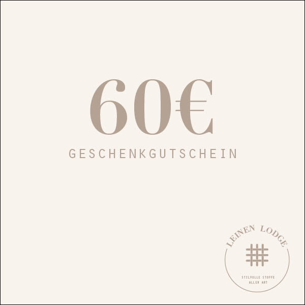 Leinen Lodge Geschenkgutschein