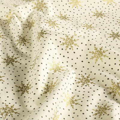 Kaufen 008-kristall-creme Baumwolle Weihnachten *Ab 50 cm