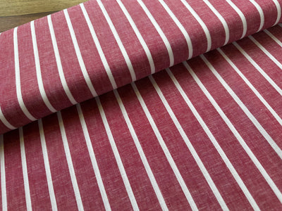 Kaufen 002-rot-weiss-5-mm Halbleinen Streifen * Ab 50 cm