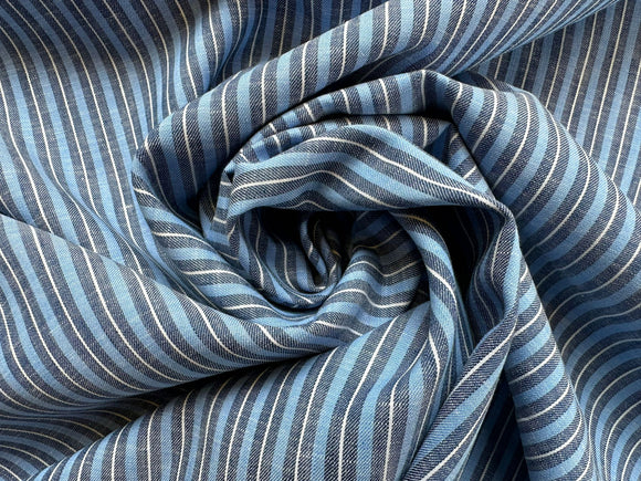 Rayures demi lin * A partir de 50 cm