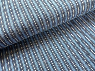Kaufen 005-marine-h-blau-weiss Halbleinen Streifen * Ab 50 cm