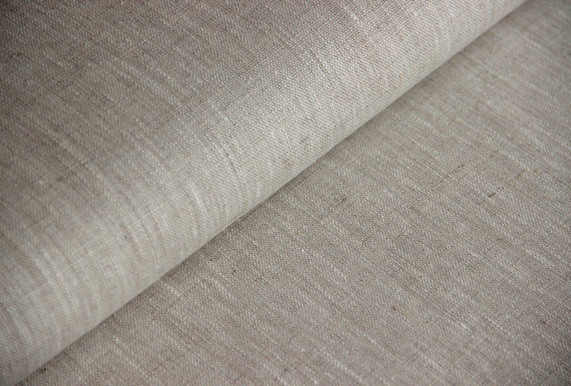 Lin Rustique - vendu au mètre tissu NATUREL blanchi 100% lin * 50 cm x 145 cm