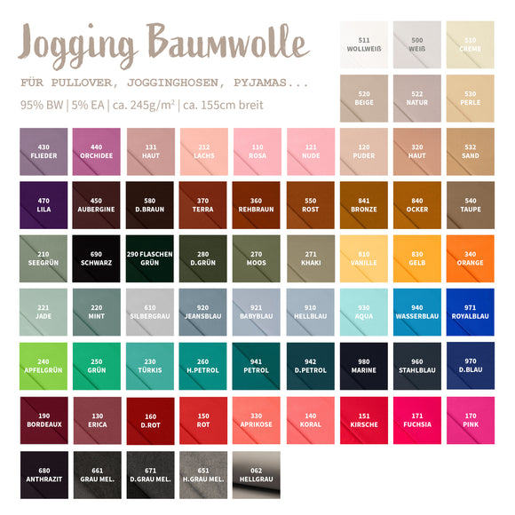 Stretchsweat * Ab 50cm