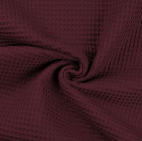 Acheter 018-bordeaux Waffelpiqué *Ab 50cm
