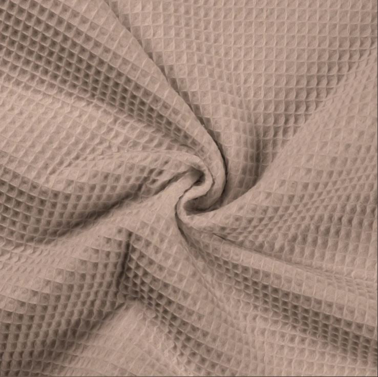 Kaufen 055-taupe Waffelpiqué *Ab 50cm