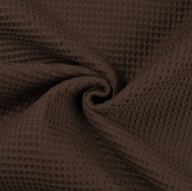 Acheter 058-dunkelbraun Waffelpiqué *Ab 50cm