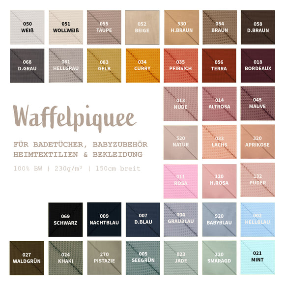 Waffelpiqué *Ab 50cm