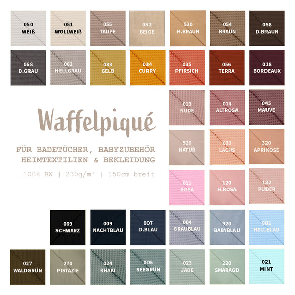 Waffelpiqué *Ab 50cm