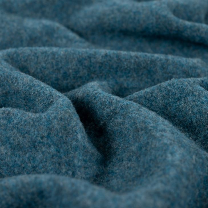 Kaufen 941-petrol Wollfleece meliert *Ab 50cm