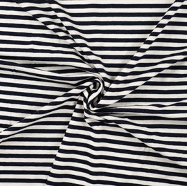 Viskosejersey gestreift * Ab 50 cm - 0