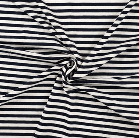 Viskosejersey gestreift * Ab 50 cm - 0