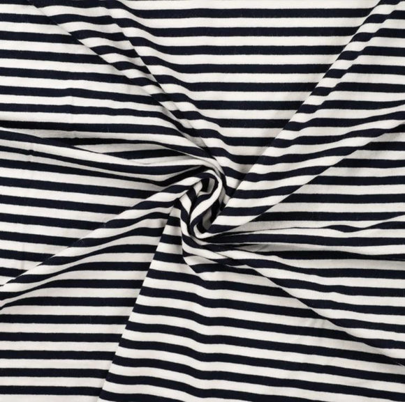 Viskosejersey gestreift * Ab 50 cm