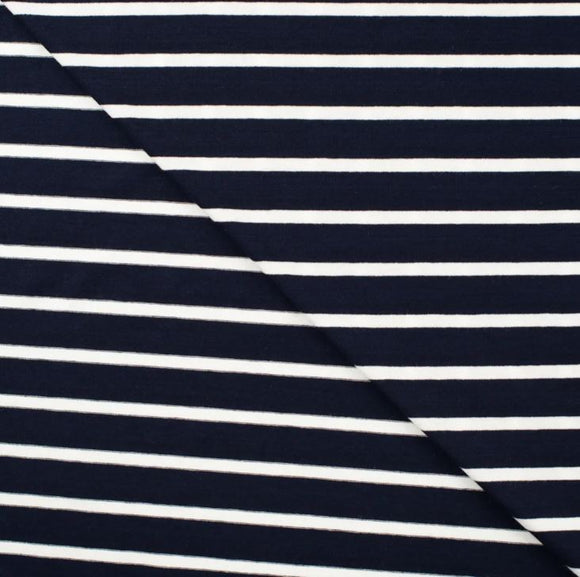 Viskosejersey gestreift * Ab 50 cm