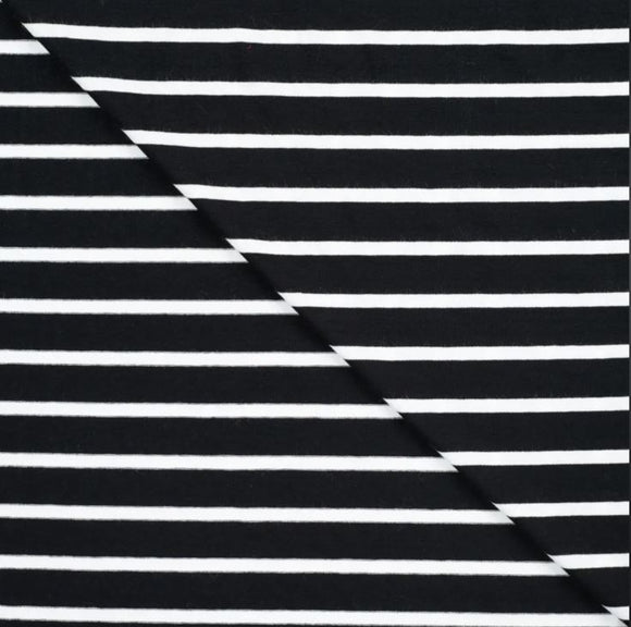 Viskosejersey gestreift * Ab 50 cm