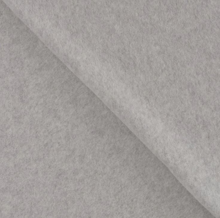 Kaufen 065-grau-mel Fleece aus Bio-Baumwoll *Ab 25 cm