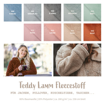 Teddy Lammfell  * Ab 25cm