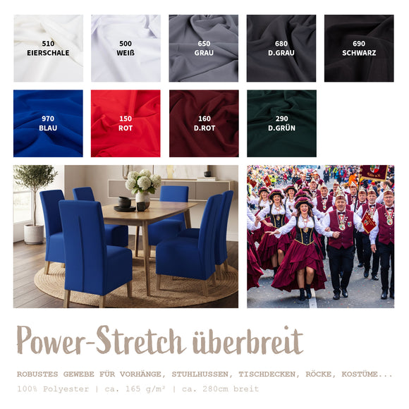 Dekostoff Power-Stretch überbreit *Ab 50 cm