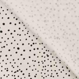 Acheter 051-creme Baumwolljersey Punkte *Ab 50cm
