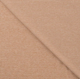 Acheter 055-hellbraun Baumwolljersey Streifen *Ab 50cm
