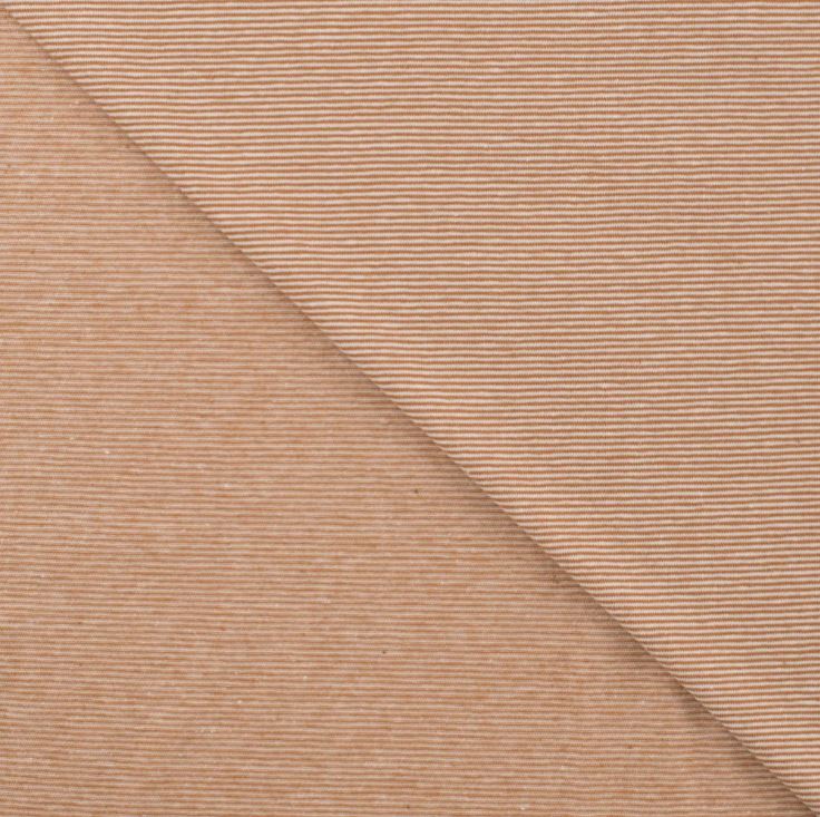 Kaufen 055-hellbraun Baumwolljersey Streifen *Ab 50cm