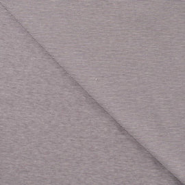 Acheter 063-grau Baumwolljersey Streifen *Ab 50cm