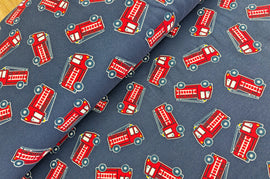 Sommersweat Feuerwehr blau *Ab 50cm