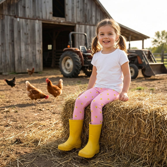 Baumwolljersey Zitronen rosa *Ab 50 cm