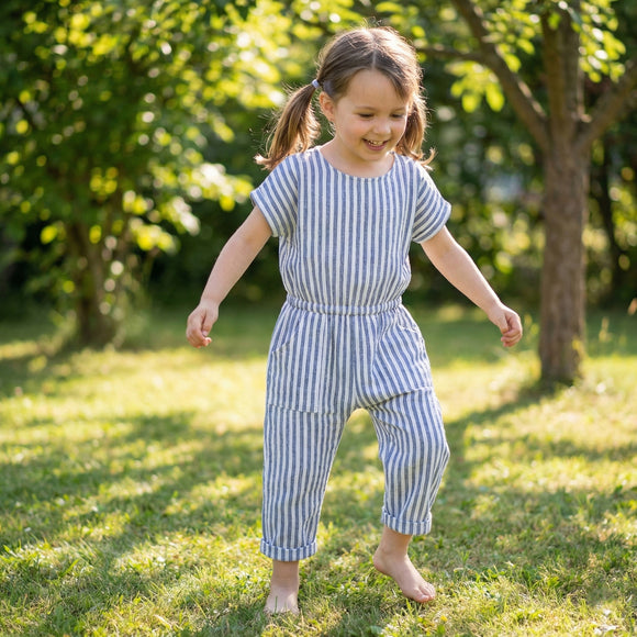 Musselin bedruckt Streifen *Ab 50 cm