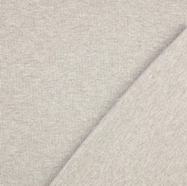 Kaufen 060-weissgrau-mel Bündchen gerippt im Schlauch *Ab 25 cm