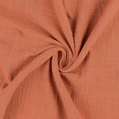 Acheter 037-brique Aspect mousseline de lin *À partir de 25 cm