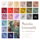 Musselin Leinenlook *Ab 25 cm-1
