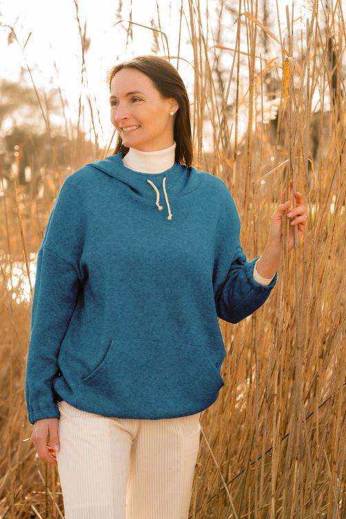 Jersey Strick meliert *Ab 50cm