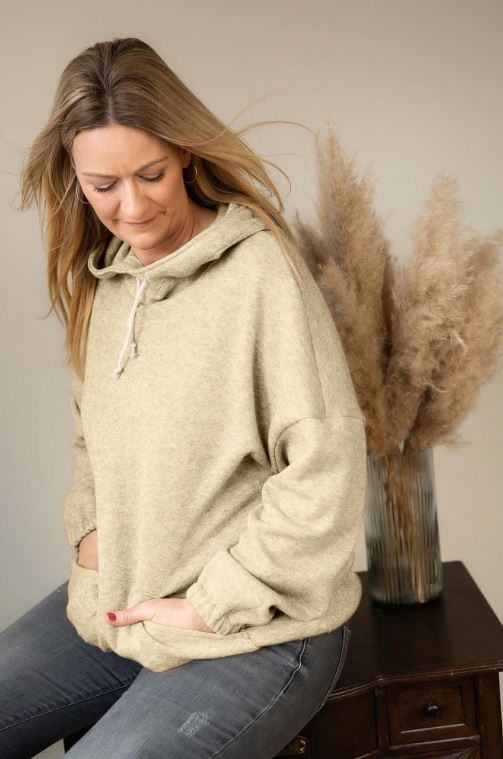 Jersey Strick meliert *Ab 50cm