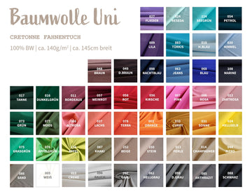 Tissu coton uni *À partir de 50cm