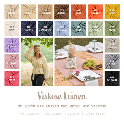 Viscose linen * From 50 cm