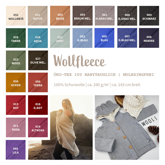 Wollfleece *Ab 50cm