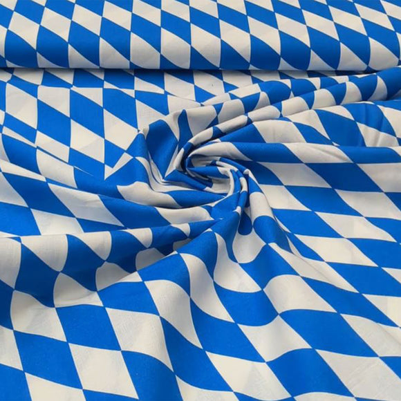 Baumwolldruck bayerische Raute *Ab 50 cm