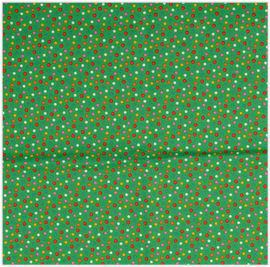 Kaufen 003-bunte-punkte-grun Baumwolldruck Ostern *Ab 25 cm