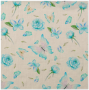 Halbleinen Schmetterling türkis *Ab 50cm-3