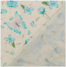 Halbleinen Schmetterling türkis *Ab 50cm-4