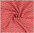 Viskose-Leinen Ethno rot *Ab 50cm-1