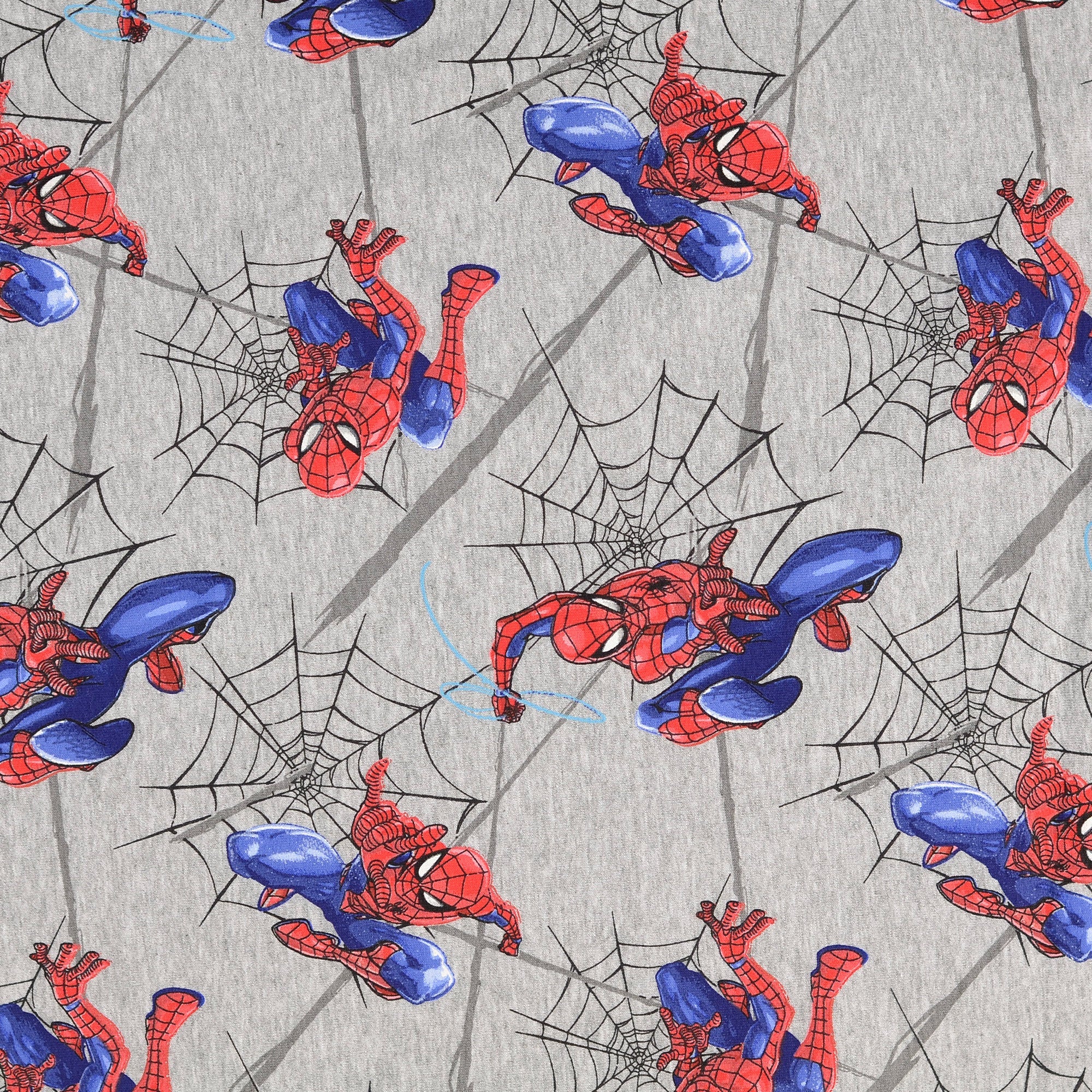 French-Terry Spiderman grau *Ab 50cm