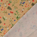 Baumwolle digital bedruckt & merzerisiert - Wald beige *Ab 50cm-2