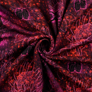 Wintersweat Blumen weinrot *Ab 50cm-4